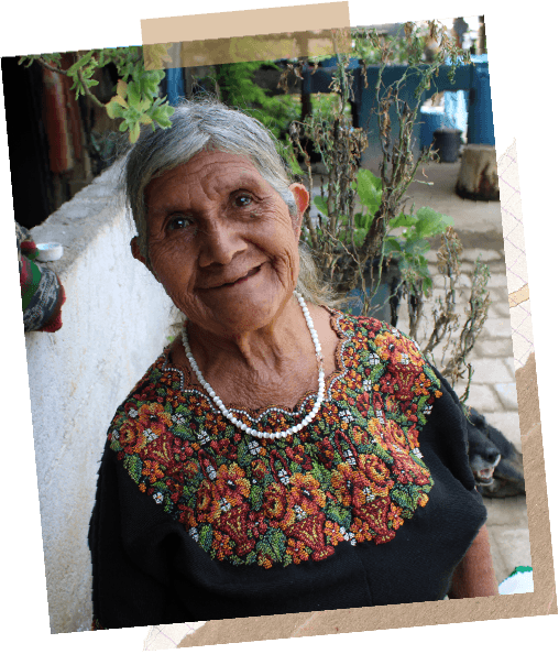 Abuelita sonriendo